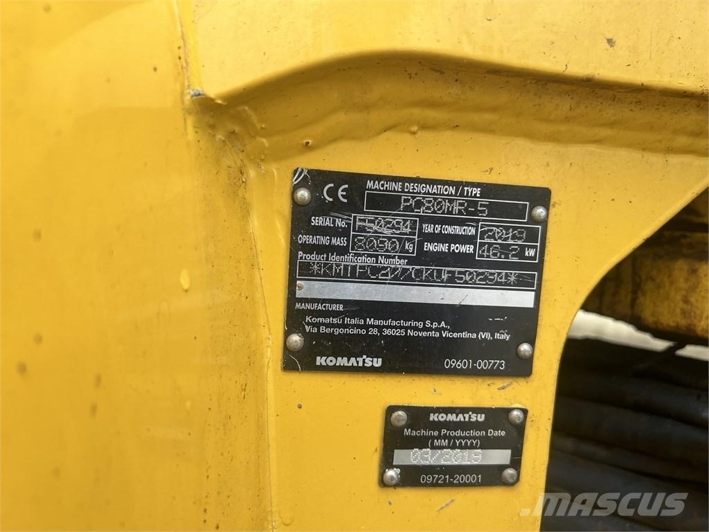 Komatsu PC 80 MR Midi excavators  7t - 12t