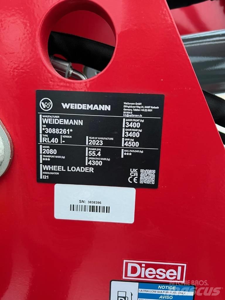 Weidemann 2080 Wheel loaders