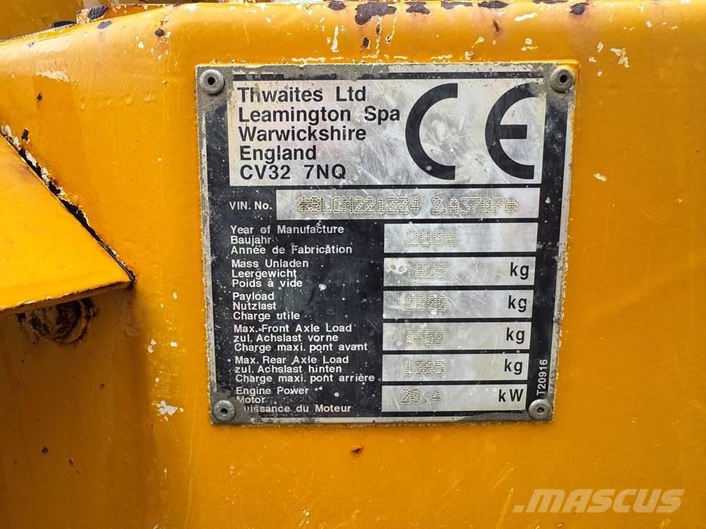 Thwaites 2T ST Site dumpers