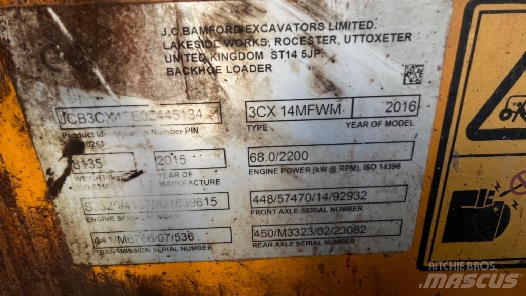 JCB 3 CX TLB's