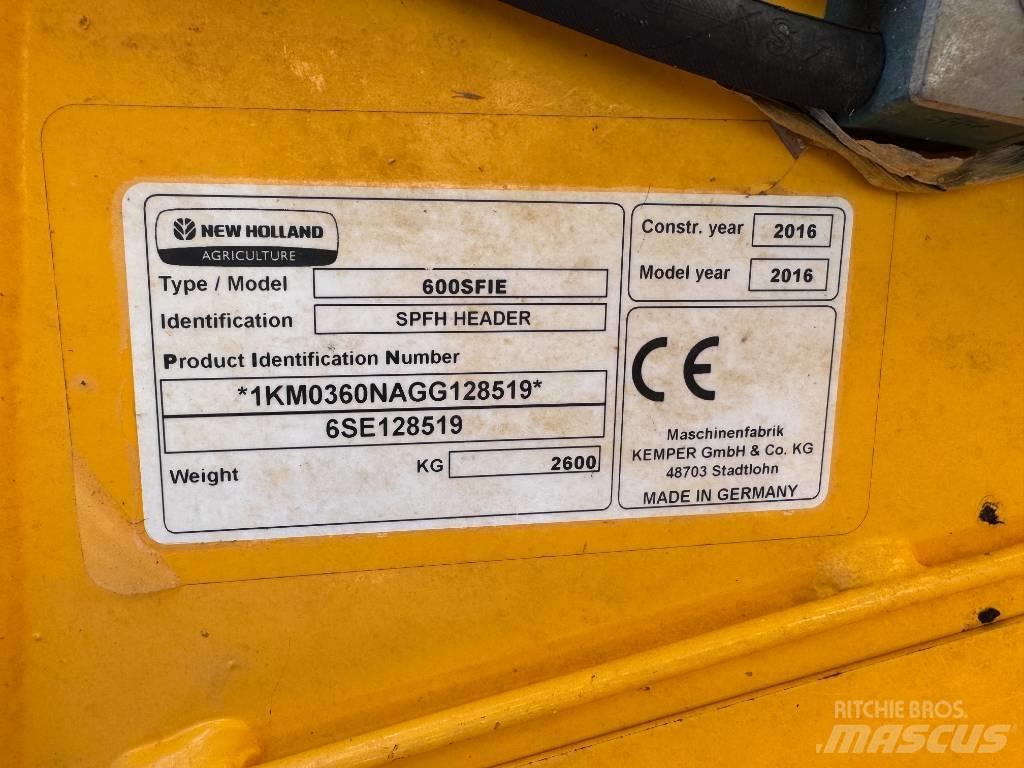 Kemper 600 SFIE Combine harvester heads