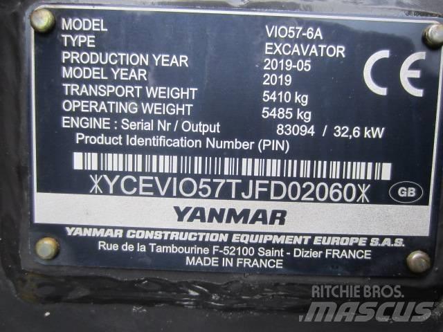 Yanmar Vio 57 Mini excavators < 7t