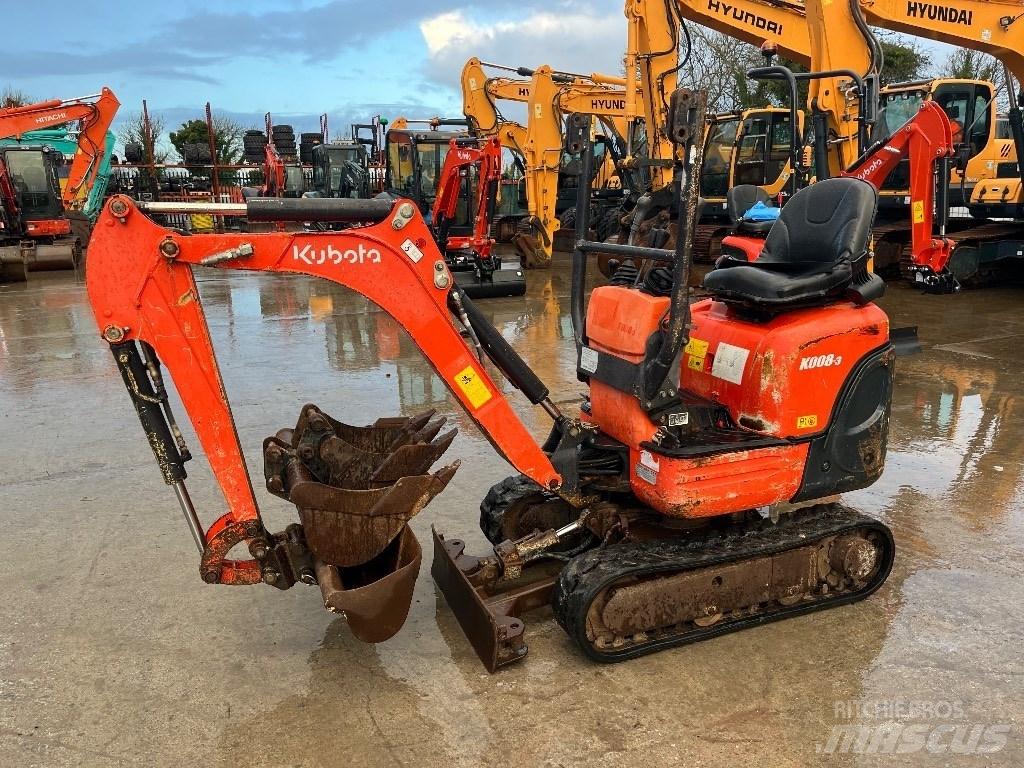 Kubota K 008-3 Mini excavators < 7t