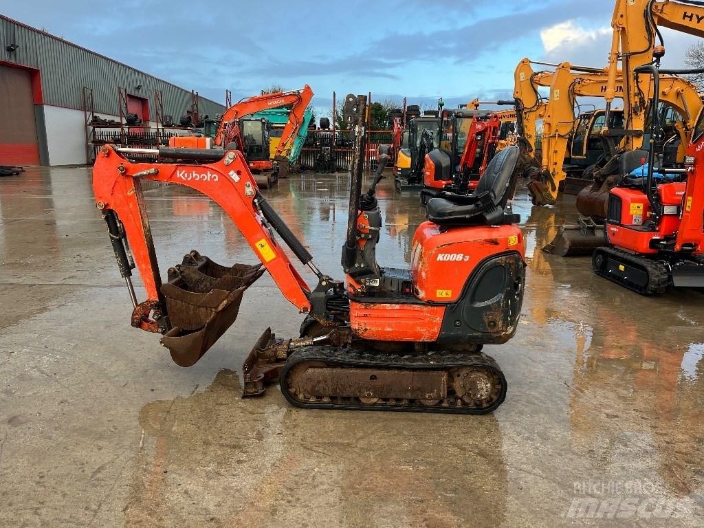 Kubota K 008-3 Mini excavators < 7t