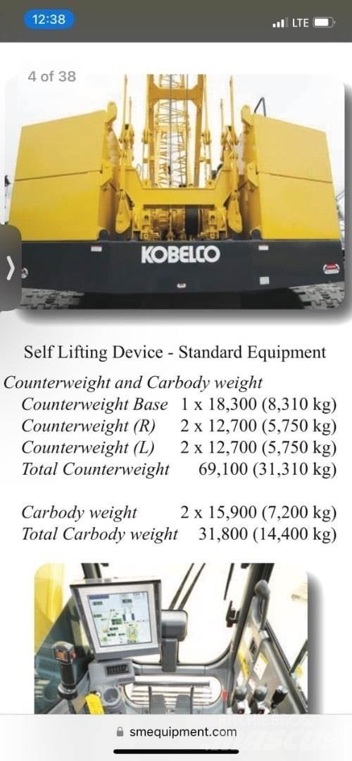 Kobelco CK1100G-2 Tracked cranes