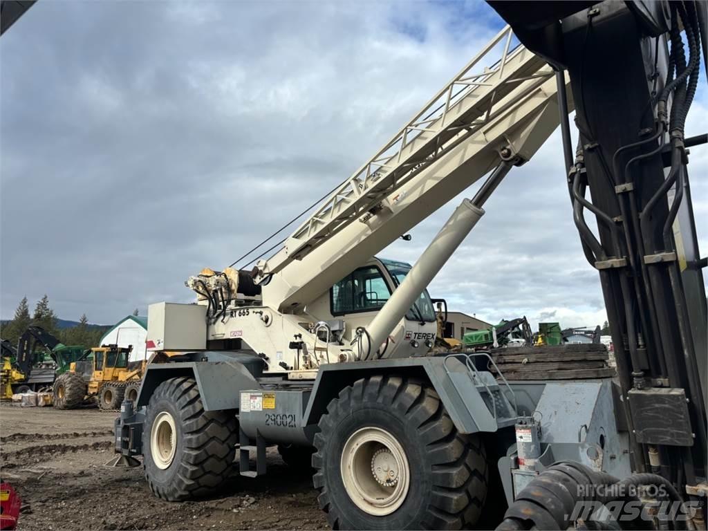 Terex RT 665 Rough terrain cranes