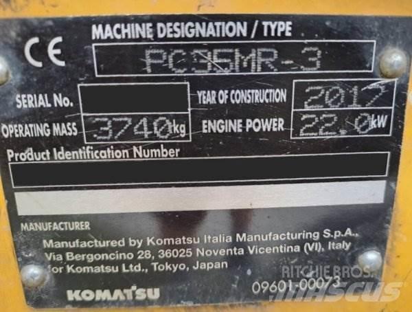 Komatsu PC 35 MR-3 Mini excavators < 7t
