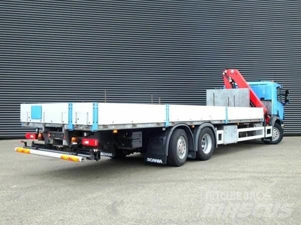 Scania P320 + Effer Crane trucks