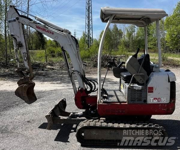 Takeuchi TB 016 Mini excavators < 7t