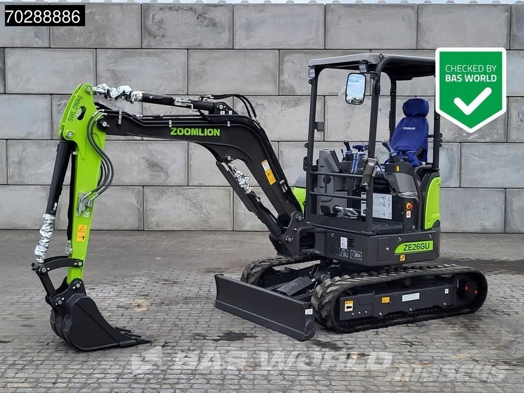 Zoomlion ZE26 GU Mini excavators < 7t
