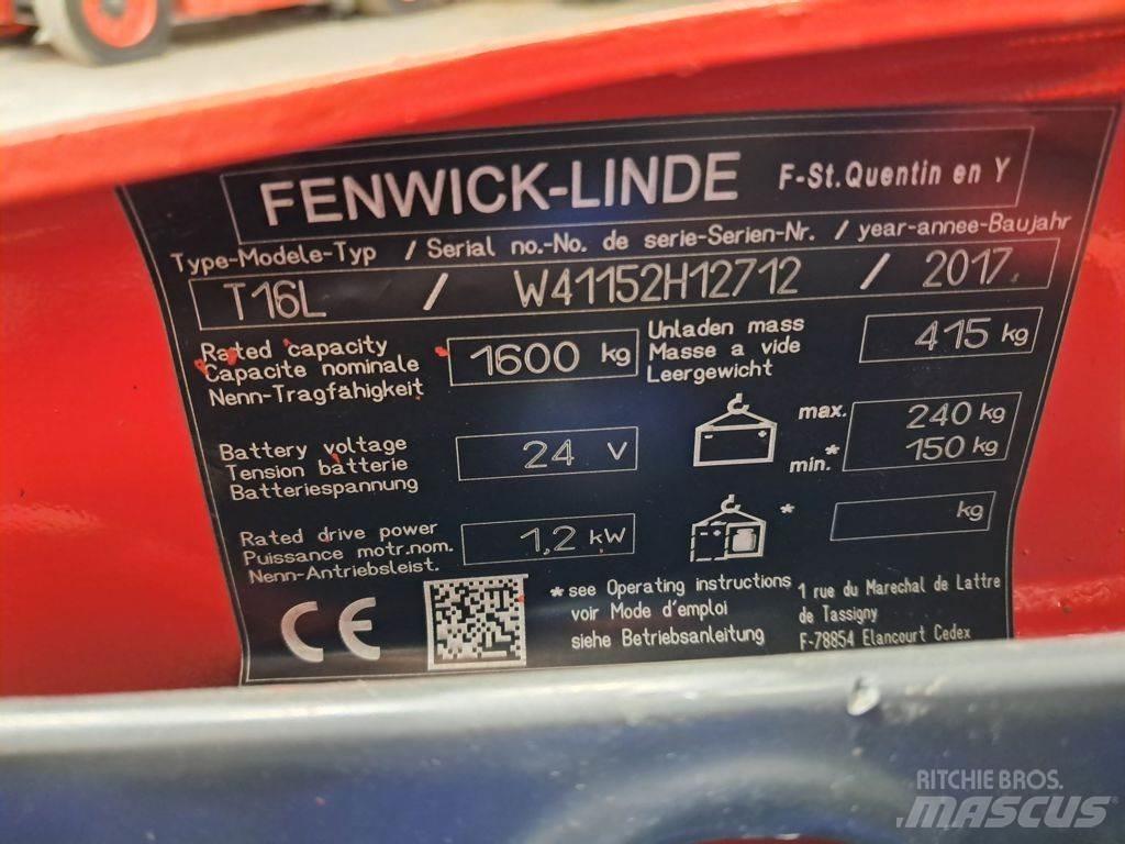 Linde T16L Low lifter