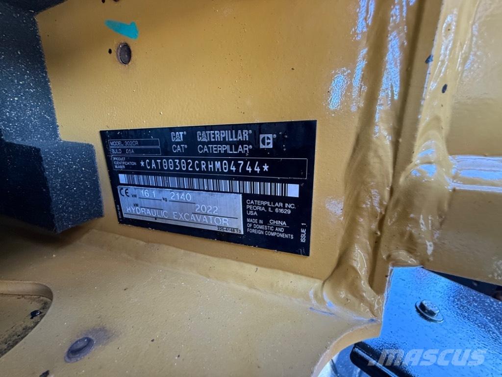 CAT 302 CR Mini excavators < 7t