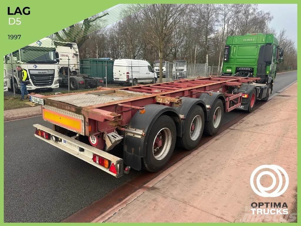 LAG O-3-39L Containerframe/Skiploader semi-trailers