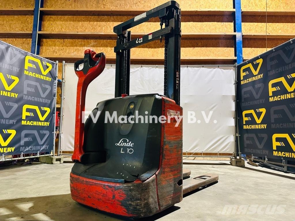 Linde L 10 B Pedestrian stacker