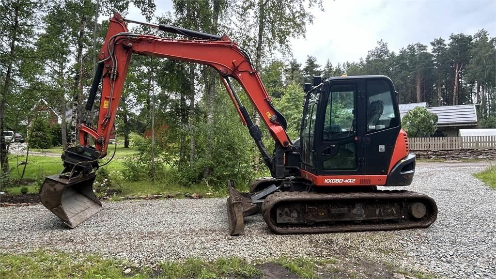 Kubota KX080 – 4a2 Mini excavators < 7t