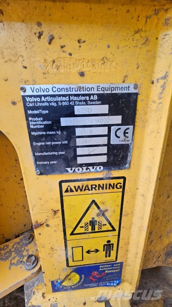 Volvo A 25 D Articulated Haulers