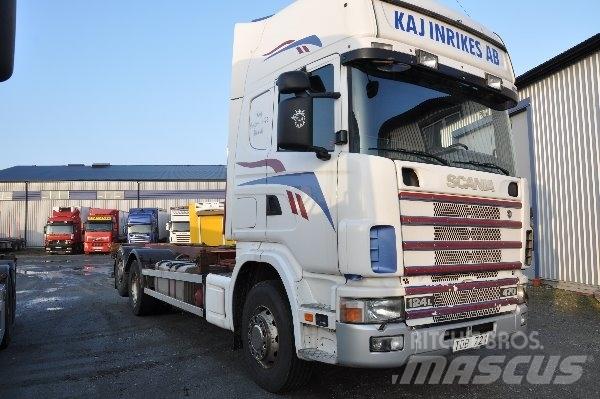 Scania 124 6X2 470 Containerframe/Skiploader trucks