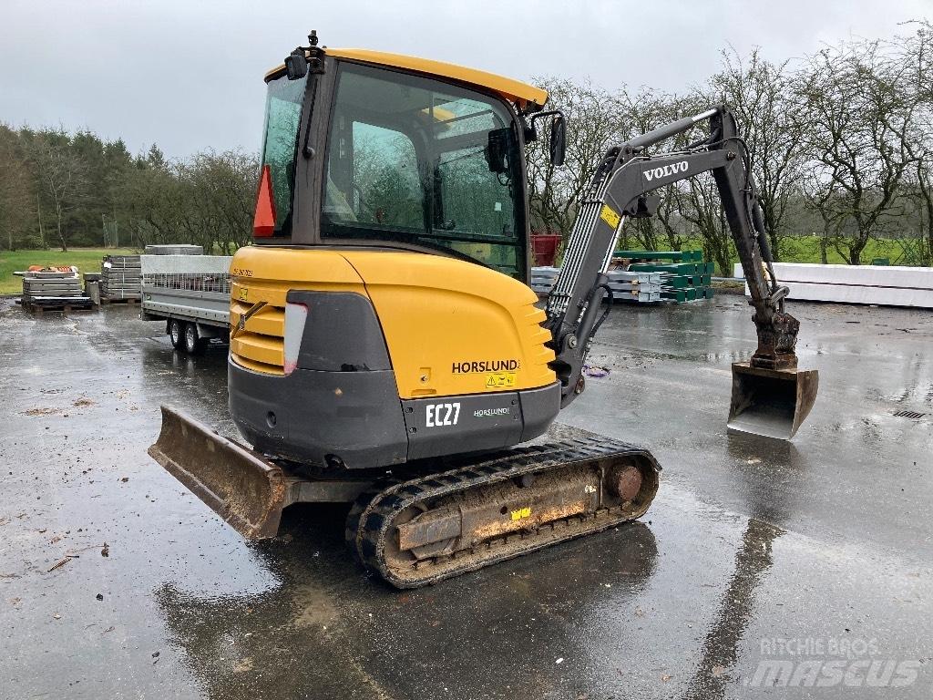 Volvo Ec27 Mini excavators < 7t