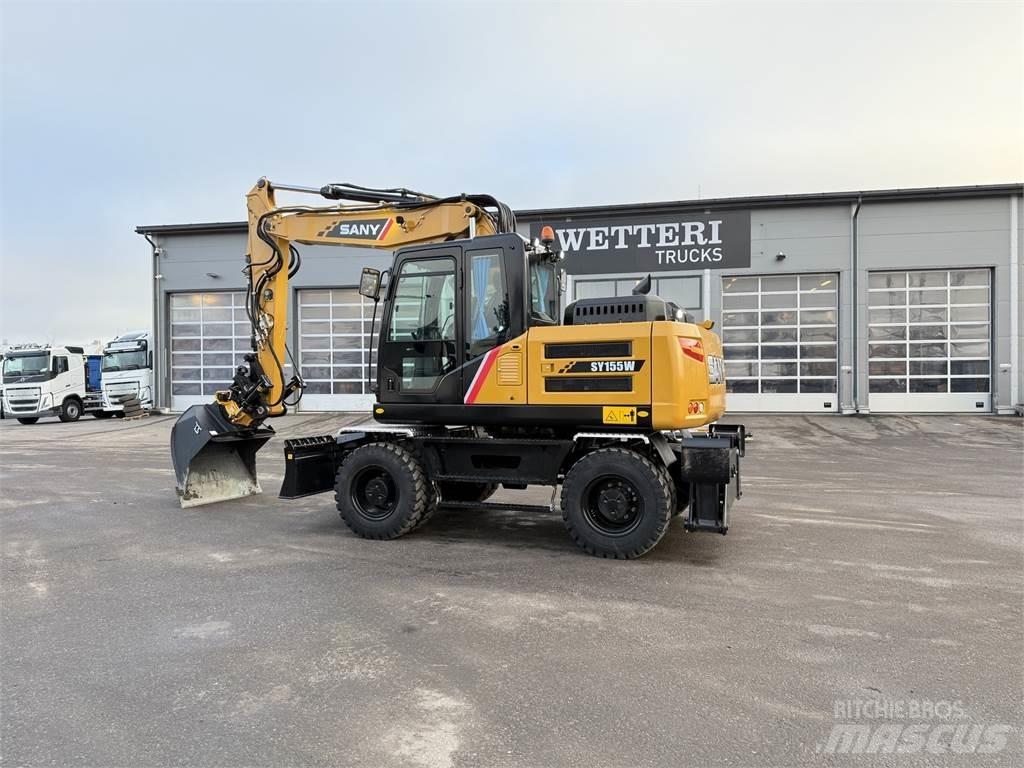 Sany SY155W Wheeled excavators