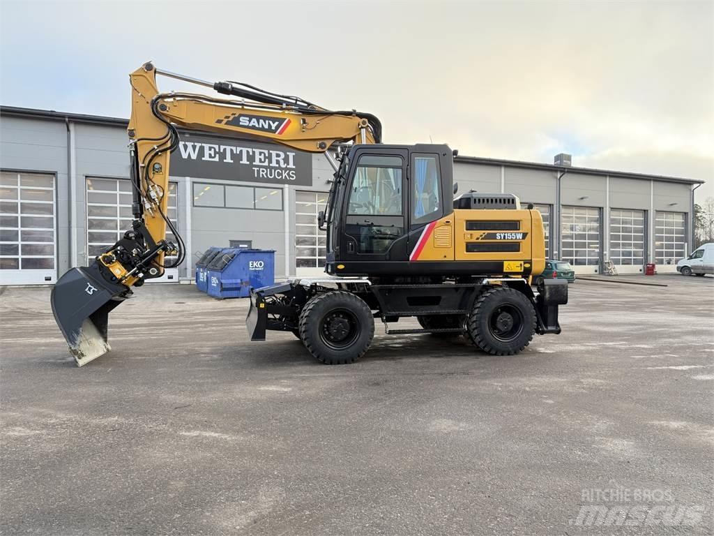 Sany SY155W Wheeled excavators