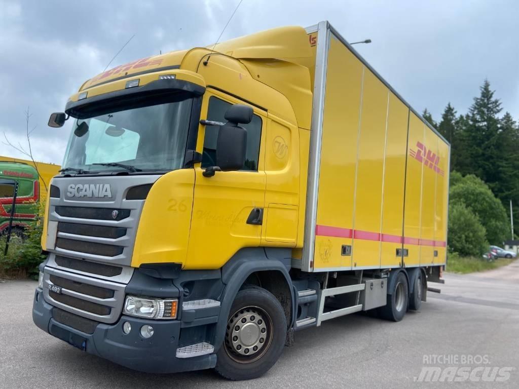 Scania R 490 LB Van Body Trucks