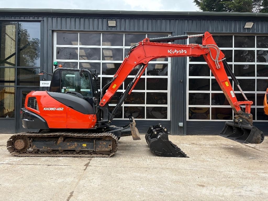 Kubota KX 080 Midi excavators  7t - 12t