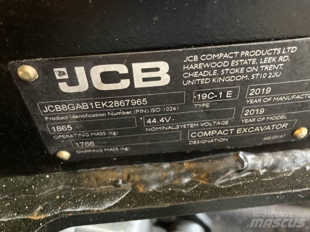 JCB 19 C-IE Mini excavators < 7t