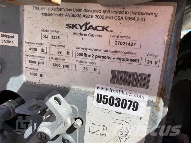SkyJack SJ III 3226 Scissor lifts