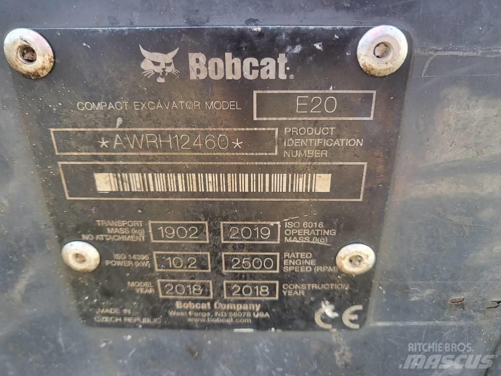 Bobcat E20z Mini excavators < 7t