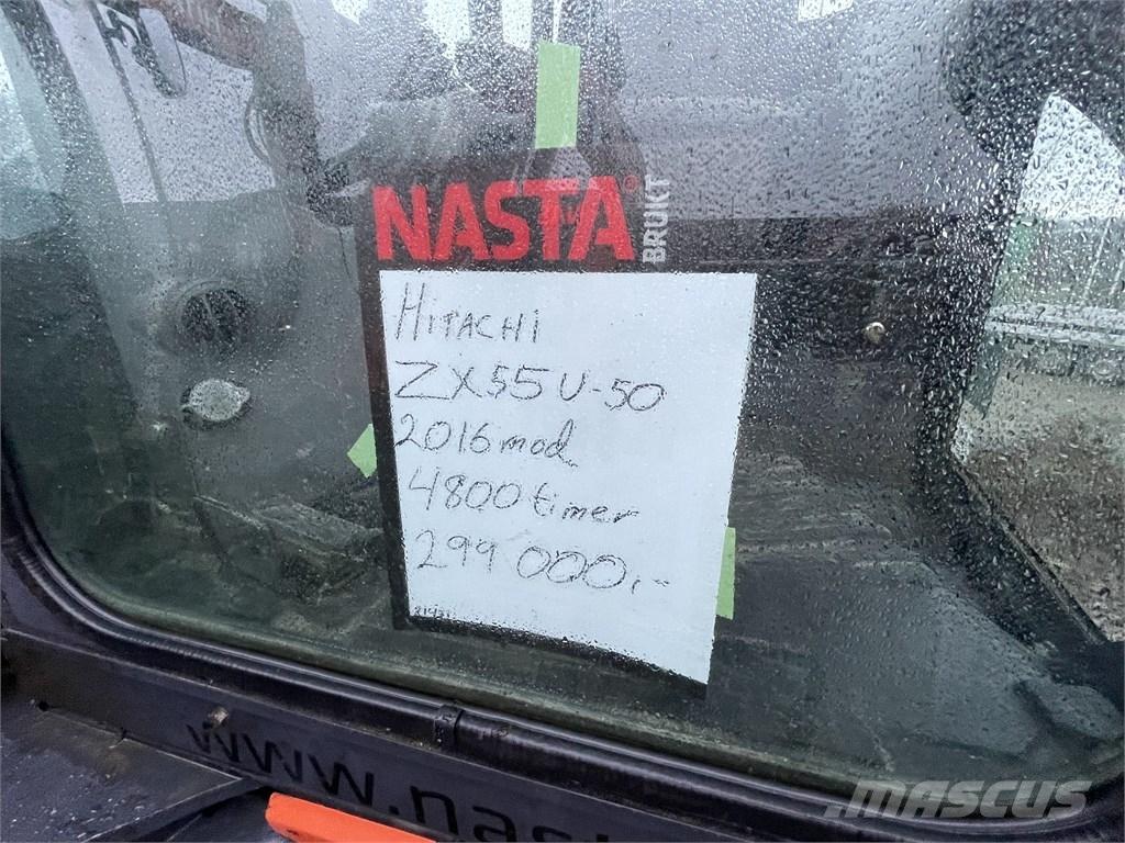 Hitachi ZX55U-5 Mini excavators < 7t