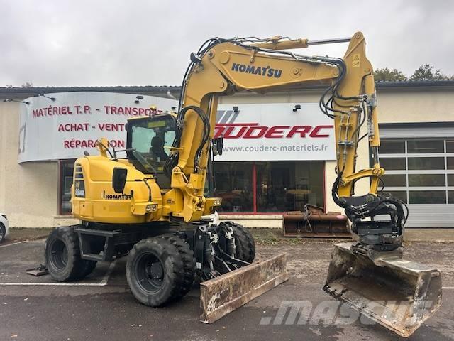 Komatsu PW 98 MR Wheeled excavators