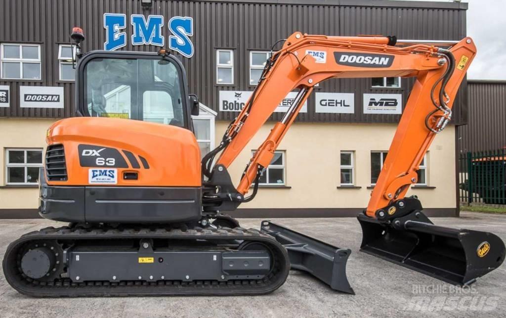 Doosan DX 63-3 Mini excavators < 7t