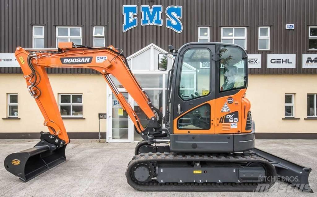 Doosan DX 63-3 Mini excavators < 7t