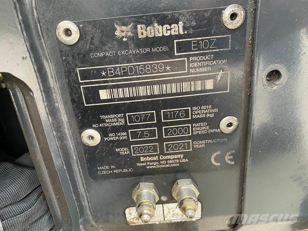 Bobcat e10z 2022 Mini excavators < 7t