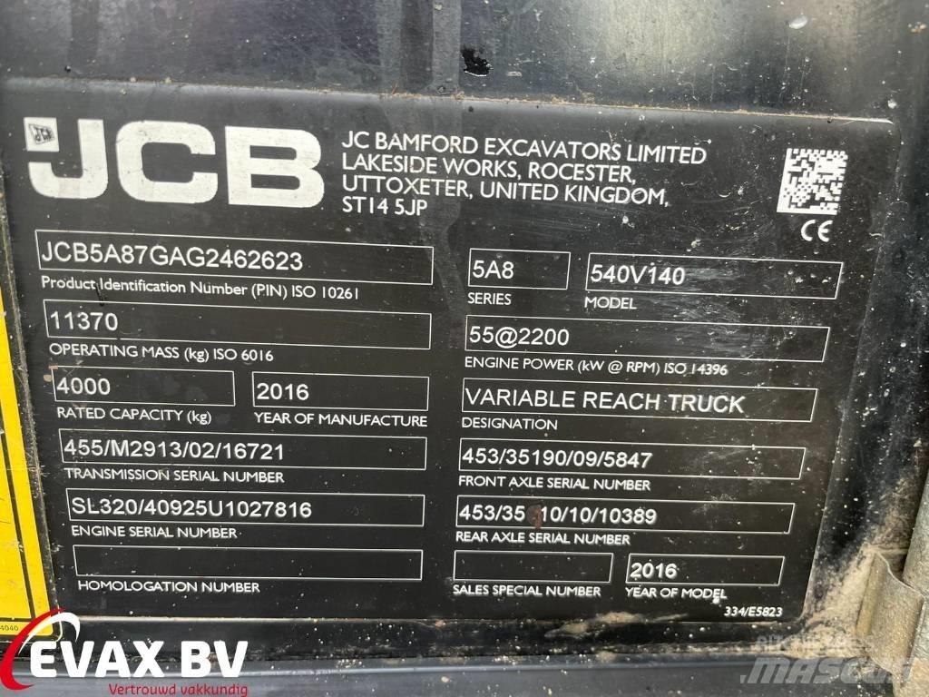 JCB 540-140 Loadall Farming telehandlers