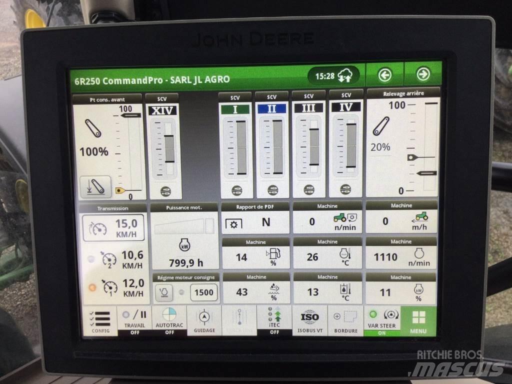 John Deere 6R250 Tractors