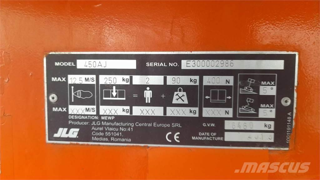 JLG 450AJSII Articulated boom lifts