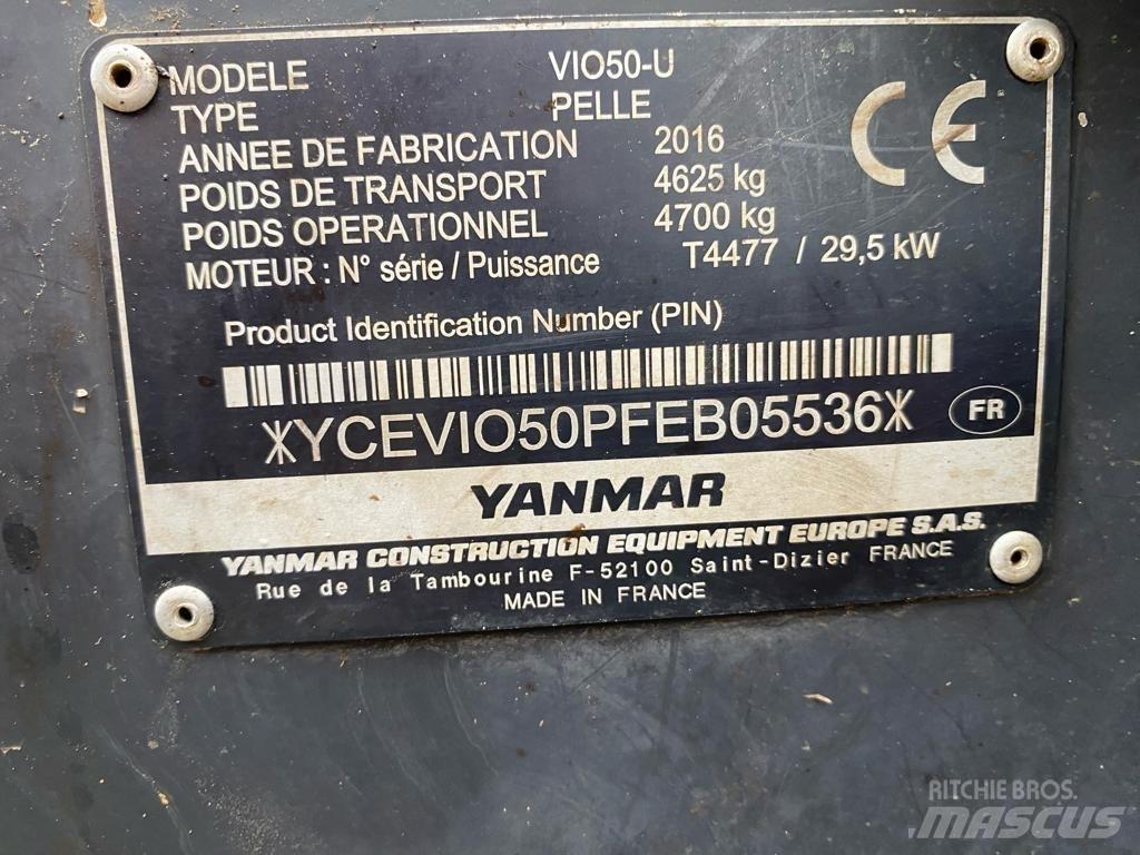 Yanmar Vio 50 U Mini excavators < 7t
