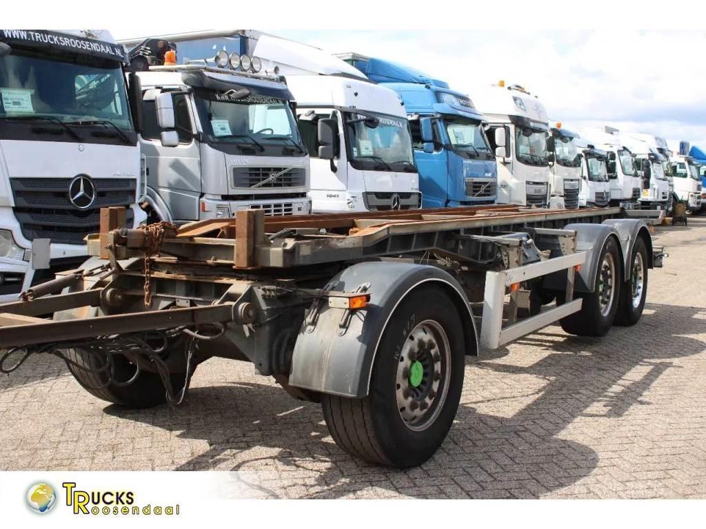 Burg 3x SAF Containerframe/Skiploader trailers