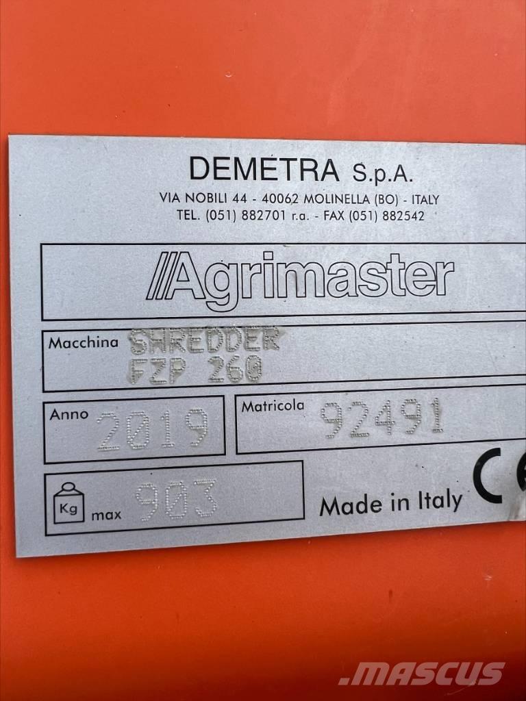 Agrimaster FZP 260 Pasture mowers and toppers