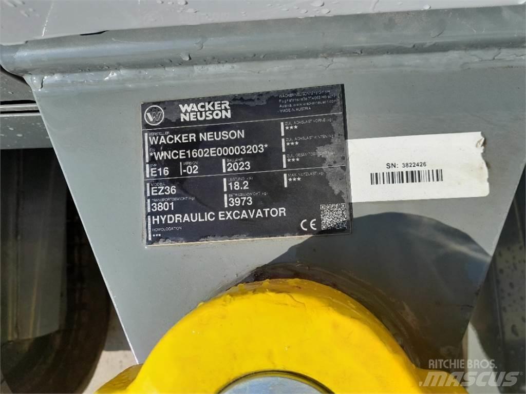 Wacker Neuson EZ36 Mini excavators < 7t