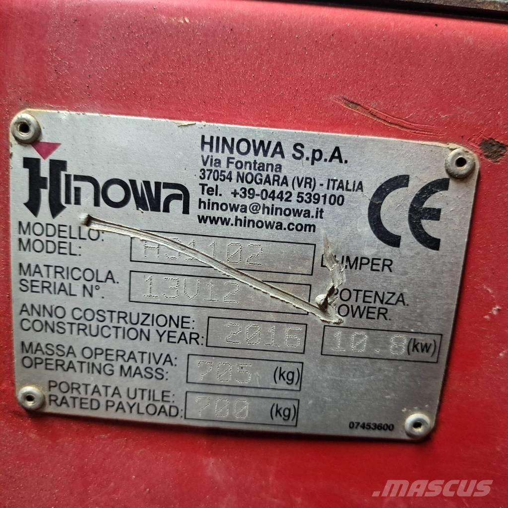 Hinowa HS1102 Tracked dumpers