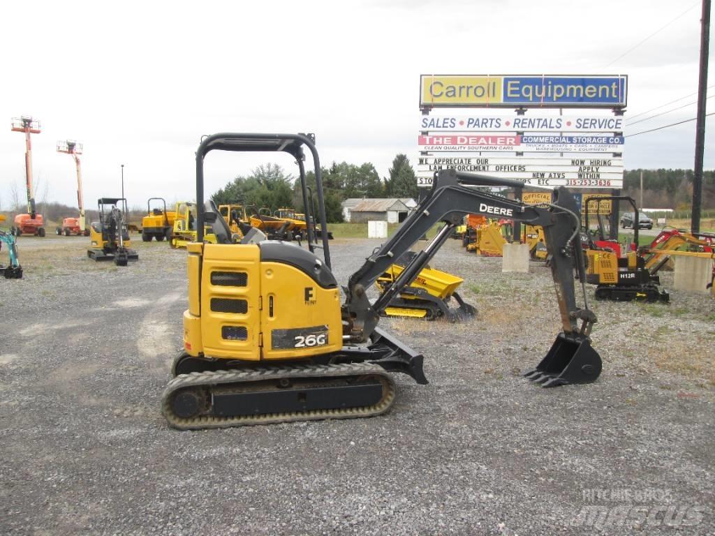 John Deere 26G Mini excavators < 7t