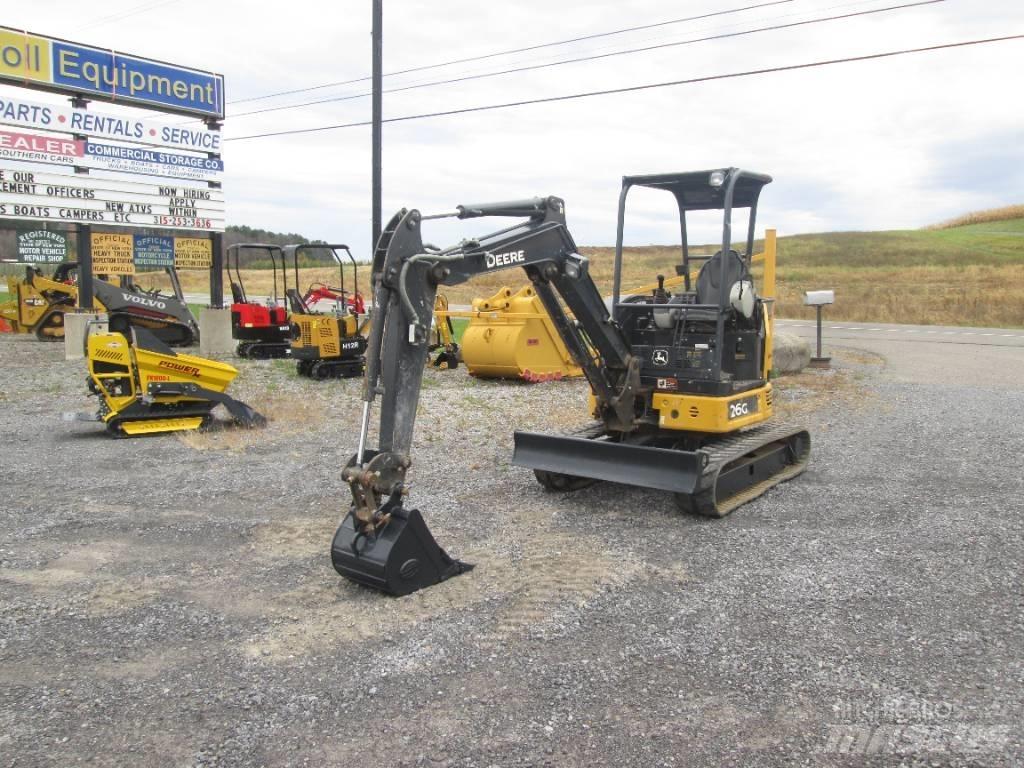 John Deere 26G Mini excavators < 7t