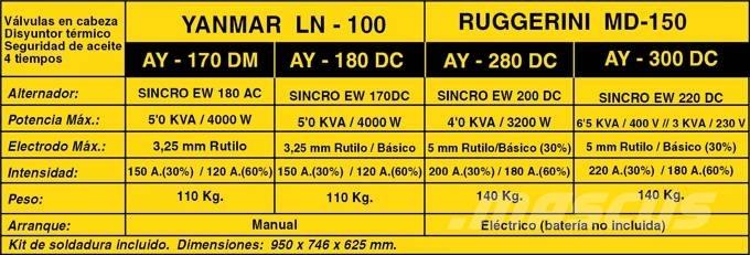 Mosa Ayerbe AY 180 Welding machines