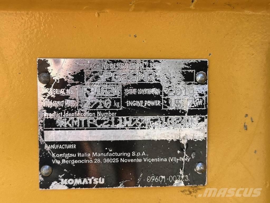 Komatsu PC26MR-3 Mini excavators < 7t