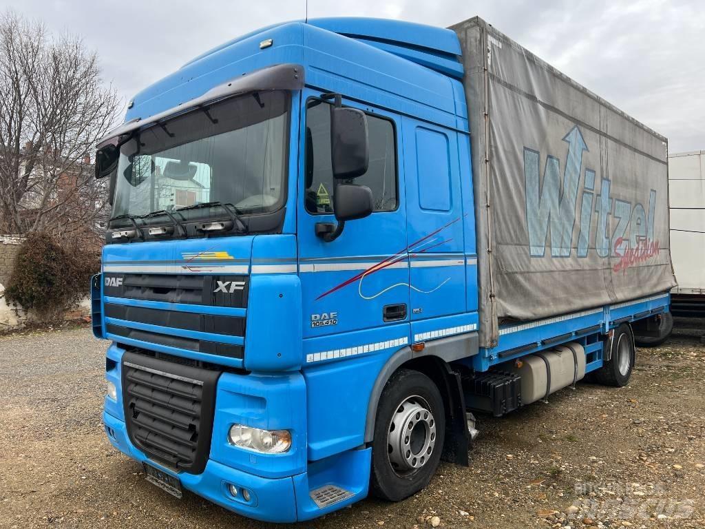 DAF XF105.410 Tautliner/curtainside trucks
