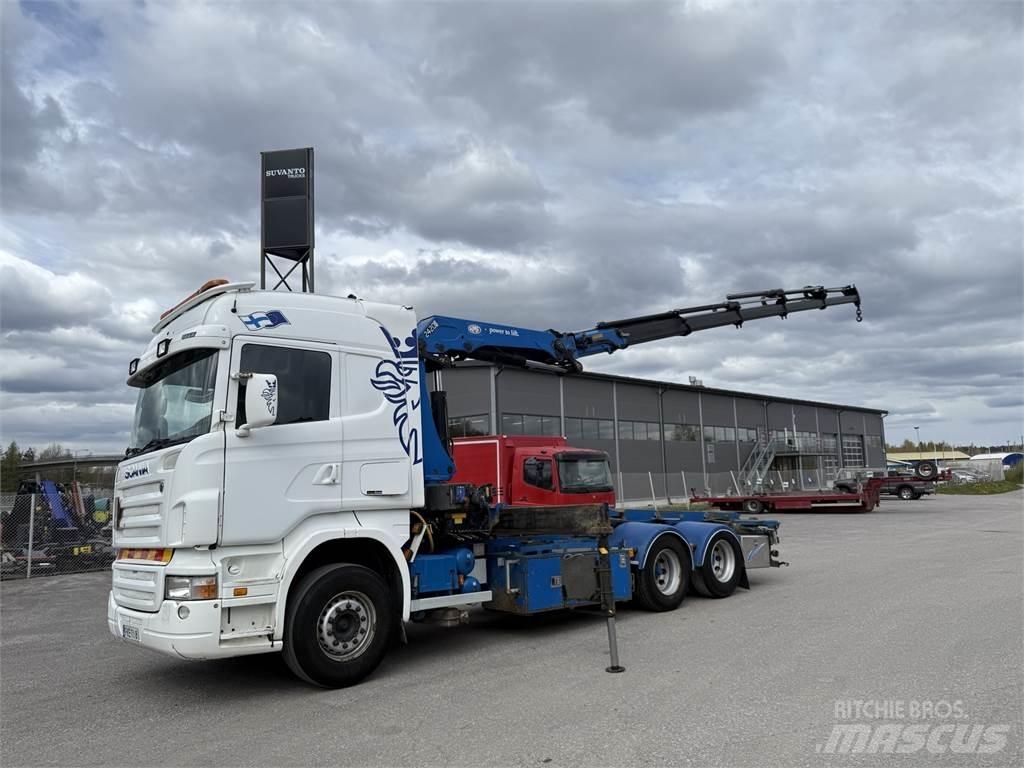 Scania R420 6X2 Crane trucks