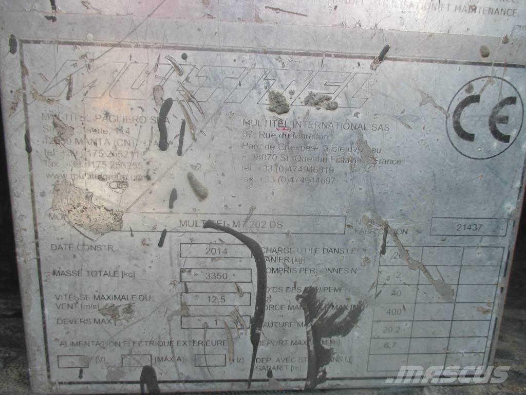 Multitel MT 202 DS Truck mounted aerial platforms