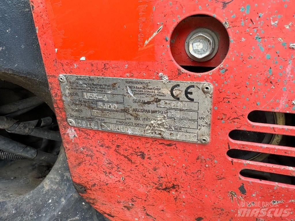 Kubota KX 055-4 Mini excavators < 7t